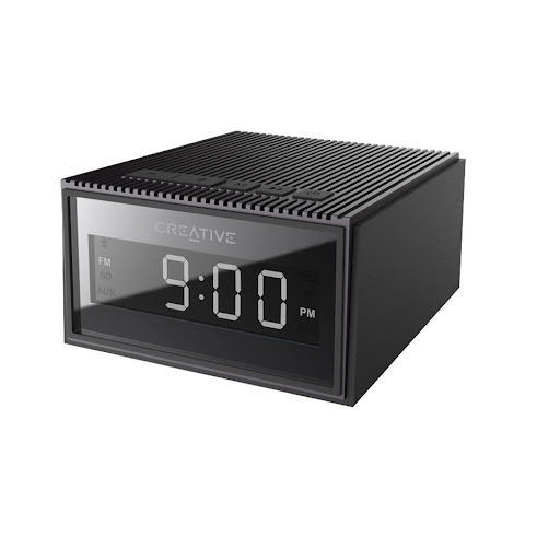 Creative Chronoportable Splash-proof Bluetooth Speaker And Fm Radio