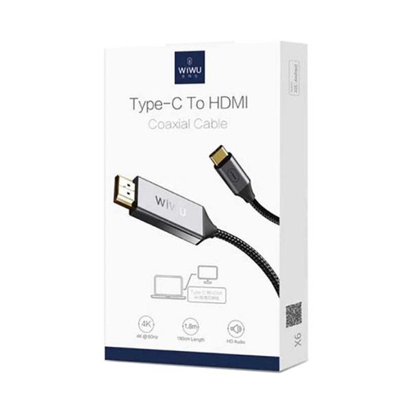 Wiwu Type-c To Hdmi Coaxial Cable.