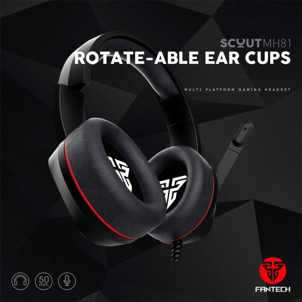 0f23d747 Fantech Scout Mh81 Gaming Headphone