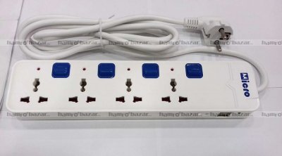 Micro Hi Quality Extension Cord 2500w Individual Switch 4port Mps141a