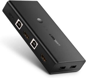 Ugreen 50744 2 In 1 Out Kvm Hdmi Switch Box 4k Hdmi Resolution