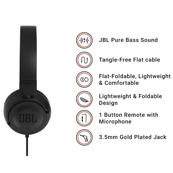 Jbl Earphone Jblt450blk