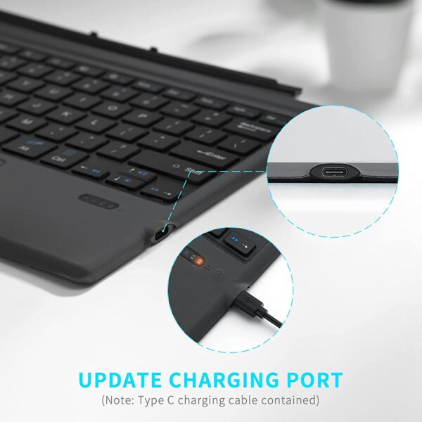 Rapoo Xk200 Bluetooth Microsoft Surface Pro 3/5/6/7 Keyboard Case