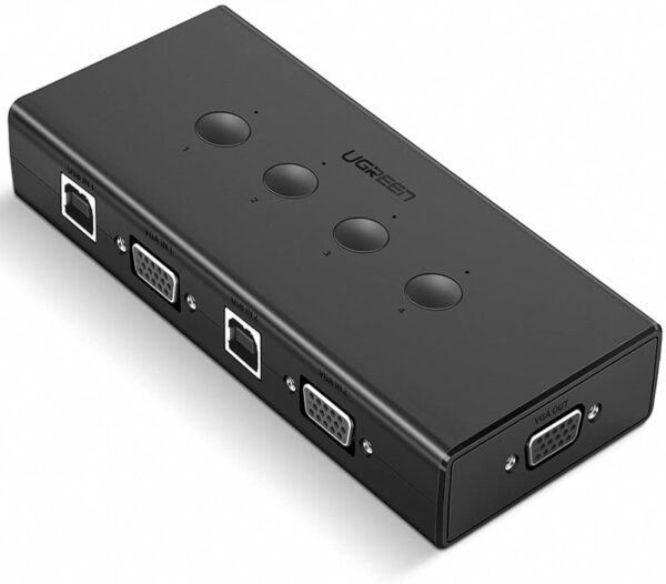 61tGzxzHi4L._AC_SL1001_ Ugreen 30346- 4 In 1 Out Usb 2.0 Sharing Switch Xp/7/8/10/vista,mac Os
