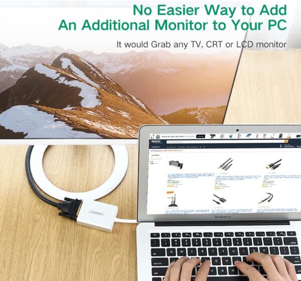 Ugreen Usb To Vga External Video Card Graphic Adapter ( Genuine)