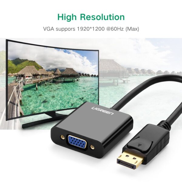 71KrmQtKbJL._SL1001_ Ugreen Dp Male To Vga Female Converter Cable( Genuine)