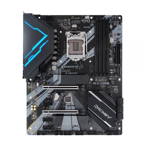 Biostar B460 Racing Motherboard For 10th & 11th Gen Cpu -1yr Wrnty.