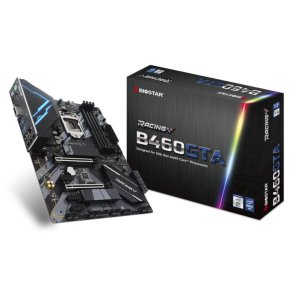 Biostar B460 Racing Motherboard For 10th & 11th Gen Cpu -1yr Wrnty.