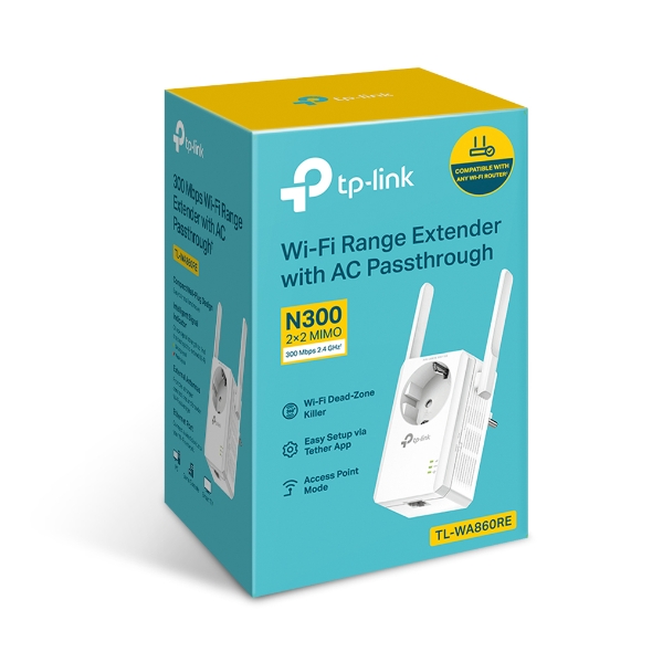 Tp-link Tplink Tplink 300mbps Wi-fi Range Extender With Ac Passthrough