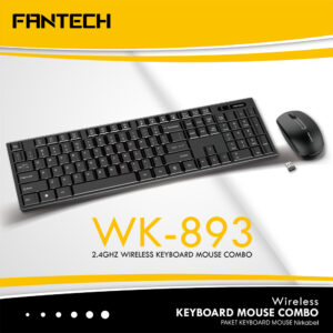 b0157e83 Fantech Wk-893 Wireless Keyboard Mouse Combo