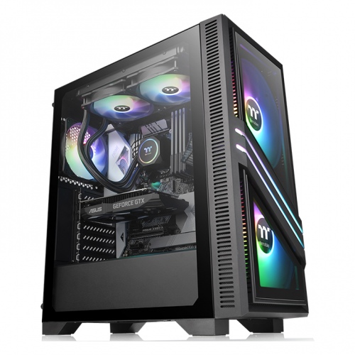 Thermaltake Versa T35 Tg Midtower Case With Lite Power 650wat Psu