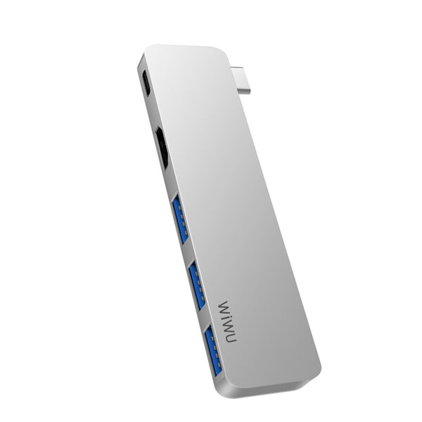 1 Wiwu T6 Pro Usb-c To Usb 3.0 Pd4k Hdmi Hub 1*pd 1*hdmi 3*usb 3.0