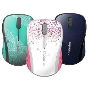 216_1 Rapoo 3100P 5G Wireless Optical Mouse Blue/ Green/ White