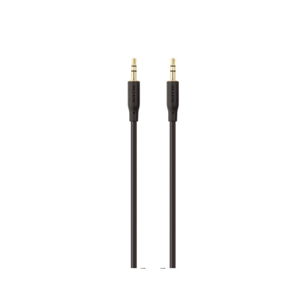 3.5mm Belkin Audio-3.5-M/M-5M-Portable (Black Gold) Data Cable