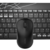 8000m_2 RAPOO 8000M US-Black Multimode (Wireless / Bluetooth) Keyboard / Mouse Combo