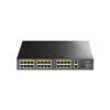 Cudy FS1026PS1 24-Port 10/100M PoE+ Switch with 2 Gigabit Uplink Ports and 1 SFP Slot