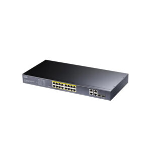 GS1020PS2_2 Cudy GS1020PS2 16-Port Gigabit PoE+ Switch with 2 Gigabit SFP Ports