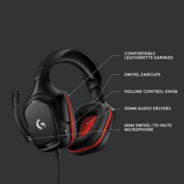 Logitech G332 SE Stereo GAMING Headset Black/White