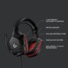 g332_2 Logitech G332 SE Stereo GAMING Headset Black/White