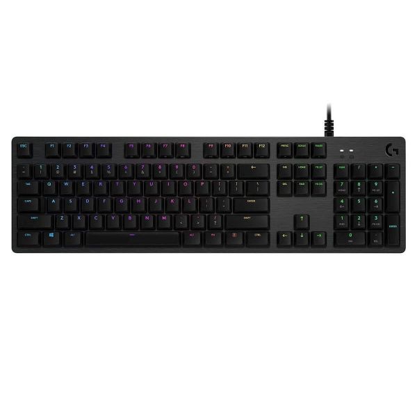 Logitech G512 Carbon RGB Mechanical Gaming Keyboard - Per-Key RGB, LightSync, Mechanical Switches
