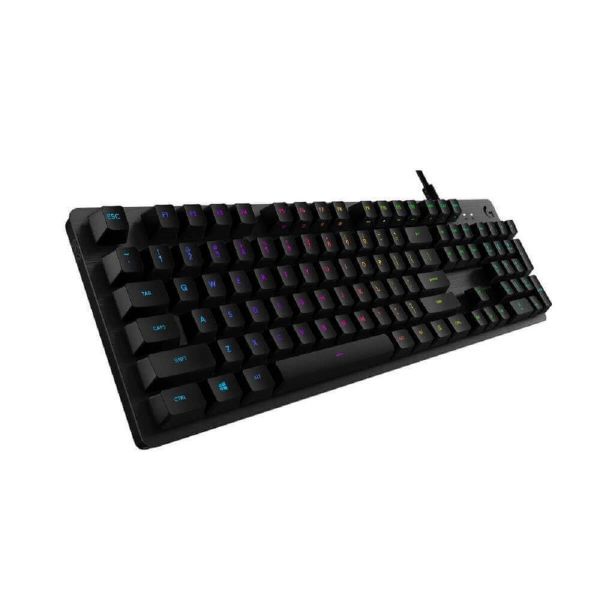 Logitech G512 Carbon RGB Mechanical Gaming Keyboard - Per-Key RGB, LightSync, Mechanical Switches