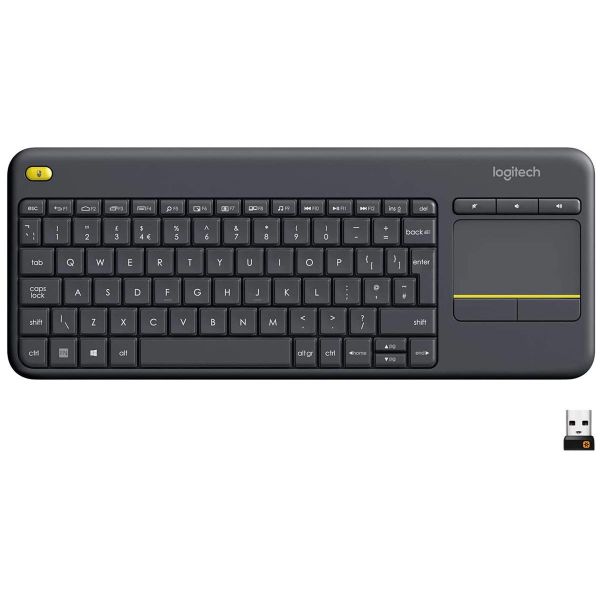 Logitech K400 Plus Wireless Touch Keyboard with Integrated Touchpad