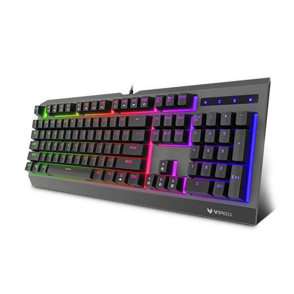 rapoo-v500-pro-budget-gaming-mechanical-keyboard-price-nepal-rgb-lighting Rapoo V500 Pro Mechanical Gaming RGB Keyboard - Individual Backlit Keys, Spill Resistant