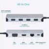 rapoo-xd200c-usb-c-10-in-1-hub-price-nepal Rapoo XD200C USB-C Multi Function Adapter - 10-in-1 USB Dongle