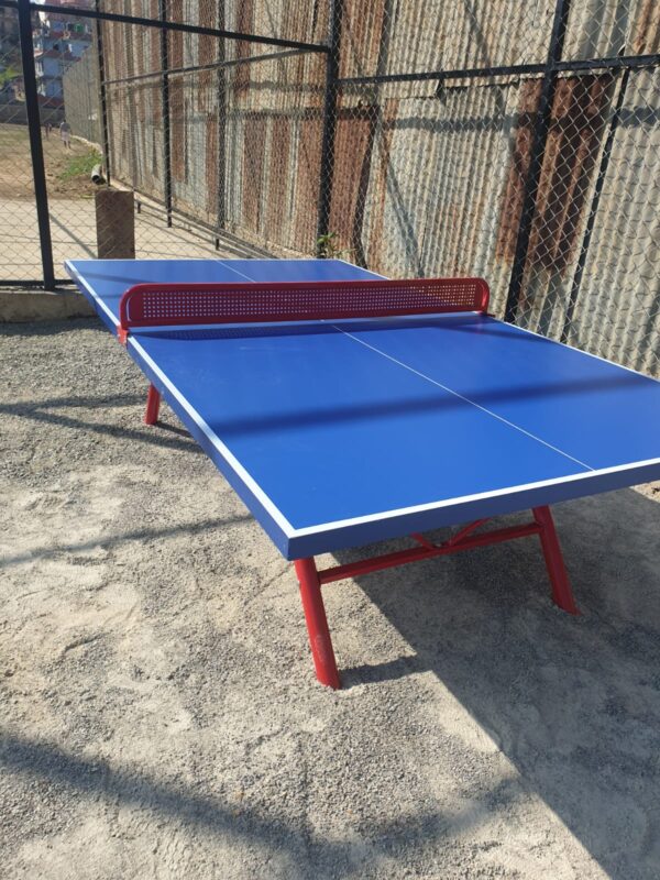 Table Tennis Board/ Pingpong Outdoor Nonwheeled with Arched Wheeled 100 kg weight