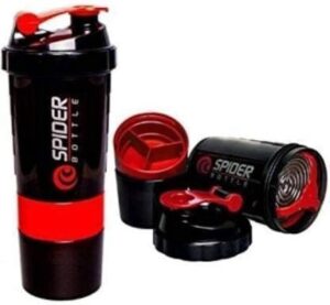Shaker bottle / Spider Protein Shaker 3 In 1 Sports Water Bottle With Inserted Mixing Ball - 500ml
