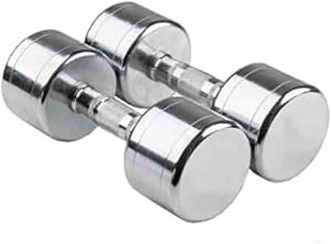 Steel Dumbell / Dumbbells Steel 3 kg (1 Pair) By Mitrata