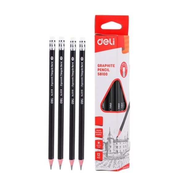 pencil3 Pencil/ Delli Graphite Pencil Whole Sale Pack of 144 pcs Pencils (1 Gross)