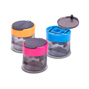 Pencil Sharpenner/ John Shen 2- Hole Pencil Sharpenner with Container