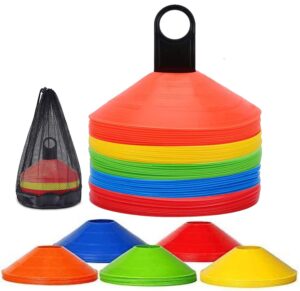 x Field Space Marker/ Football Training Cones Set/ 50 pcs Set of Different Colour