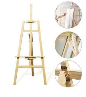 Easel Wooden Painting Stand For Display (Lyre)-120CM